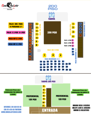 Palco X2 y/o X4  Personas - Grupo Gale [vlr x pers] - Imagen 2