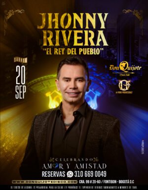 Palco X2  personas -JHONNY RIVERA -(vlr x pers)