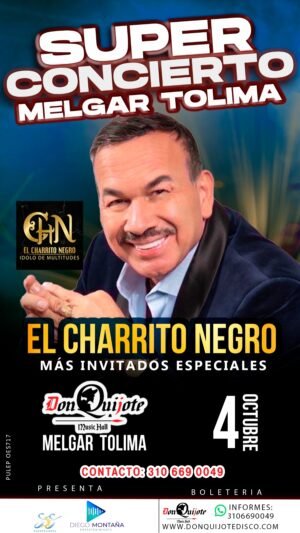 PALCO X10-EL CHARRITO NEGRO- MELGAR-VLR persona