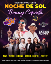 CORTESIA -BONNY CEPEDA- GABINO PAMPINI NOCHE DE SOL