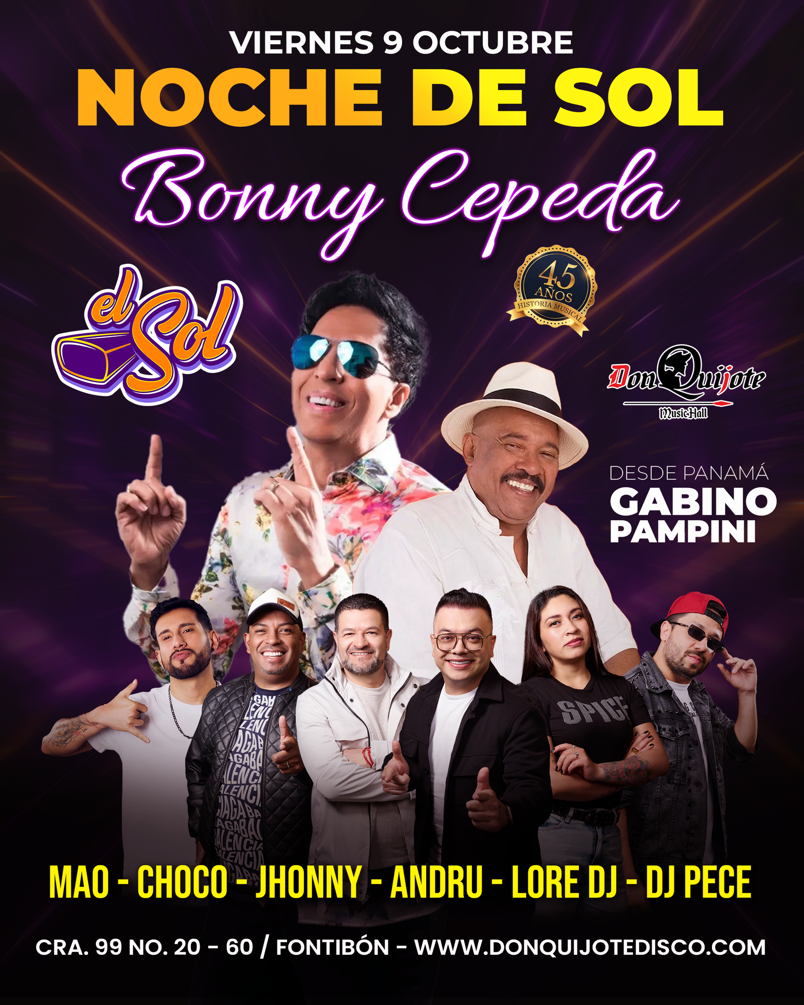 BONNY CEPEDA- GABINO PAMPINI NOCHE DE SOL